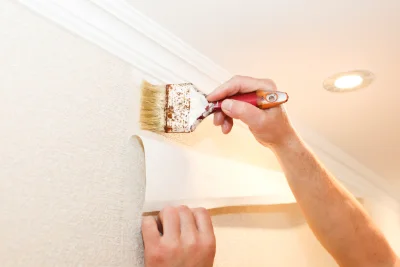 Pose de papier peint à Chevillon — revêtements muraux et toiles de verre